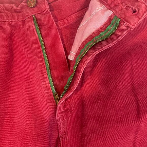 Vintage Cross Colour Red shorts Size 38 **FLAW** - Picture 5 of 11